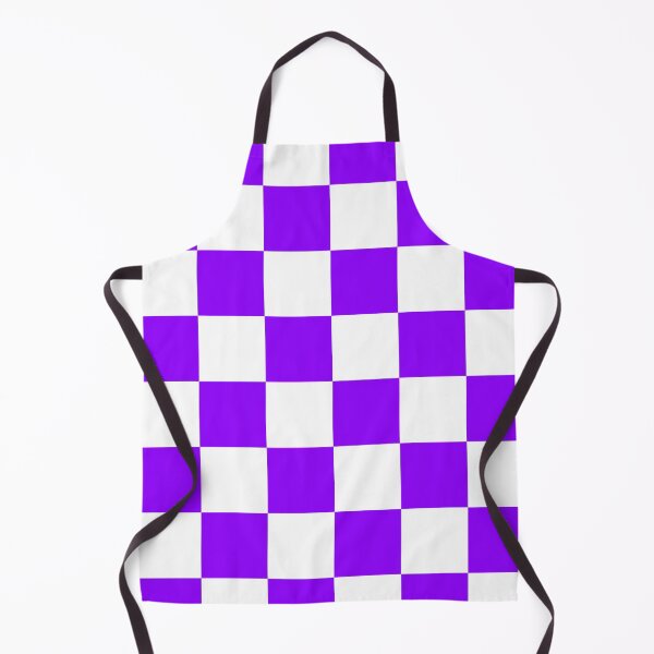 Item preview, Large Checkered - White and Violet designed and sold by JustPatterns2.