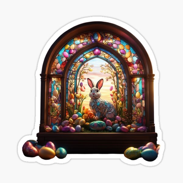 Item preview, Easter egg Classic Stickers-71 designed and sold by RMJDigi.