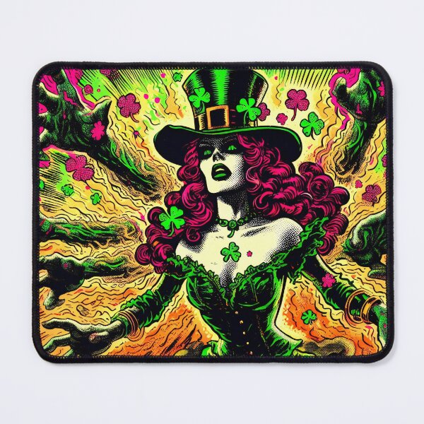 Item preview, Trippy Psychedelic Leprechaun Magic designed and sold by AIPixelMaster.