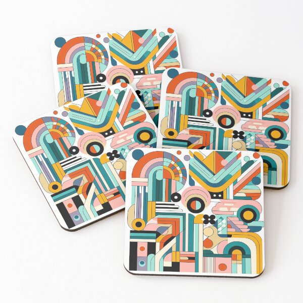 Item preview, art deco style flowers designed and sold by Dominika Farkašová.