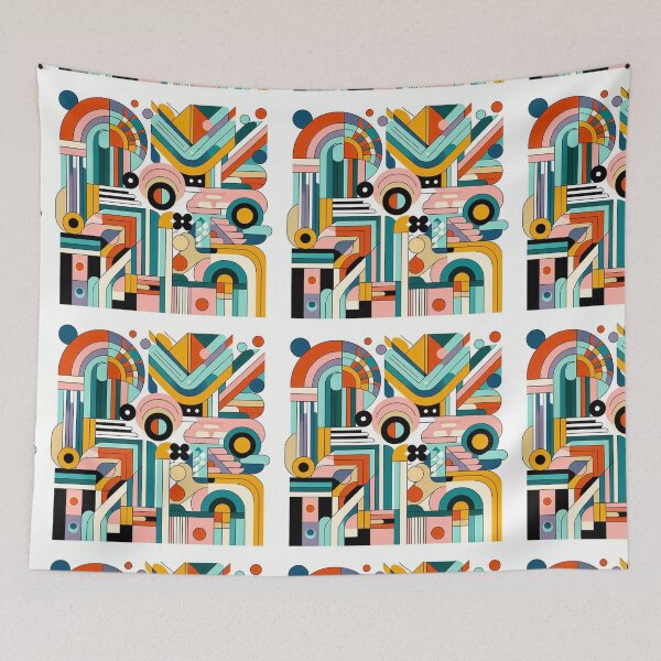 Item preview, art deco style flowers designed and sold by Dominika Farkašová.