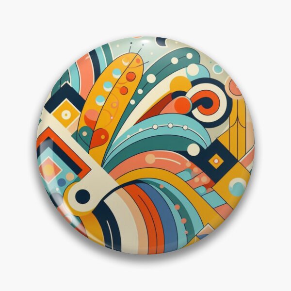 Item preview, art deco flower illustration designed and sold by Dominika Farkašová.
