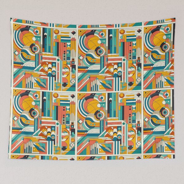 Item preview, art deco flower design designed and sold by Dominika Farkašová.