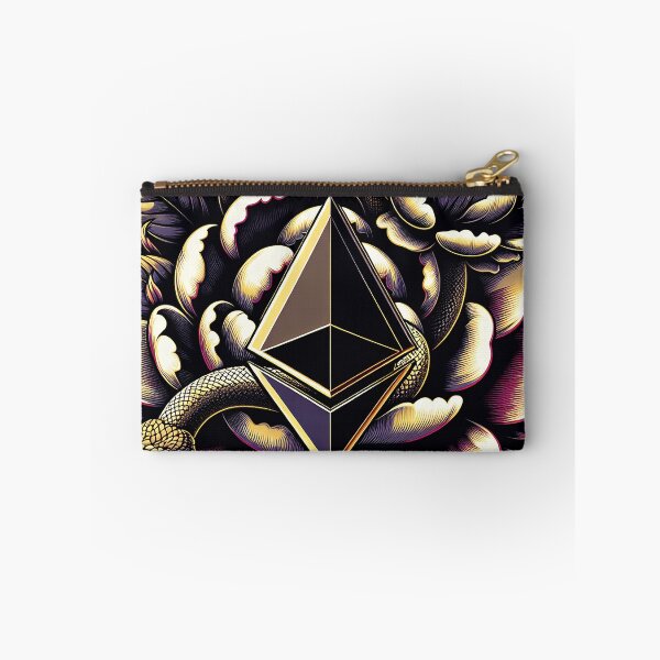 Item preview, ETH "Ethereal Serenity: Peonies and Serpents Enveloping Ethereum" designed and sold by zzz888.