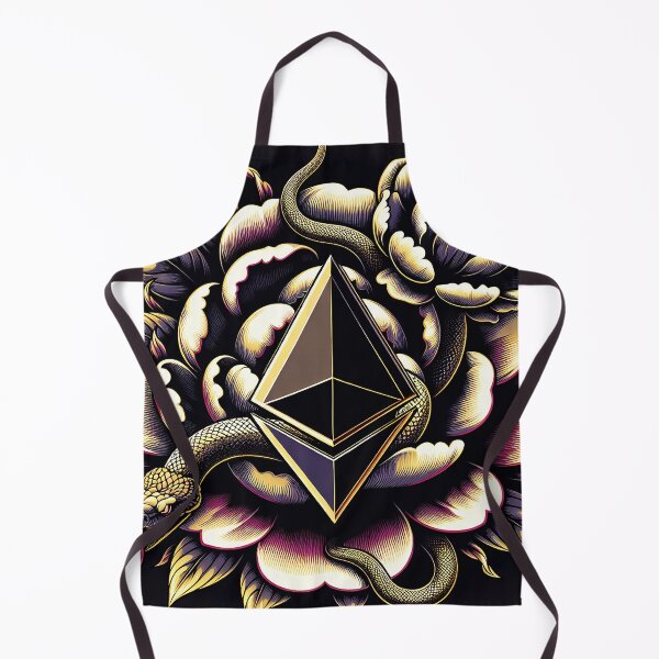 Item preview, ETH "Ethereal Serenity: Peonies and Serpents Enveloping Ethereum" designed and sold by zzz888.