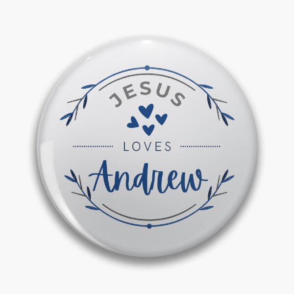 Item preview, Andrew - Jesus Loves Andrew / personalised name  designed and sold by Share-Blessings.