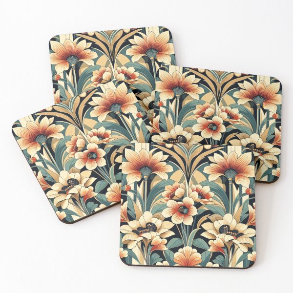 Item preview, art deco flower ornament designed and sold by Dominika Farkašová.