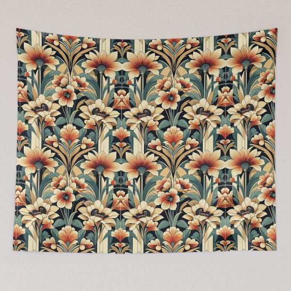 Item preview, art deco flower ornament designed and sold by Dominika Farkašová.