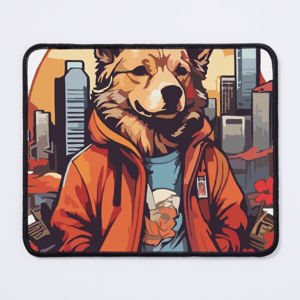 Item preview, very details dog,lost in city, Tshirt design designed and sold by HestiAltra.