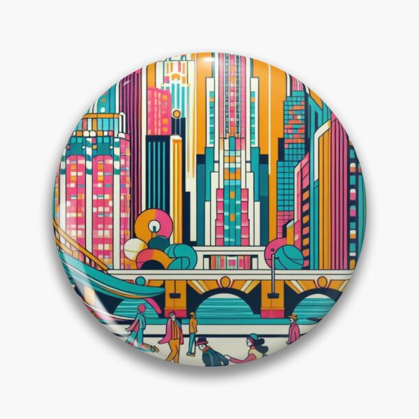 Item preview, Art deco sound of the city designed and sold by Dominika Farkašová.