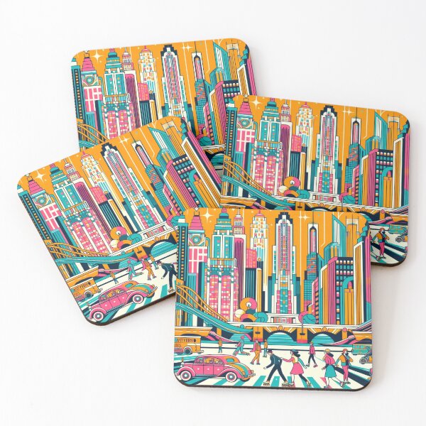 Item preview, Art deco sound of the city designed and sold by Dominika Farkašová.