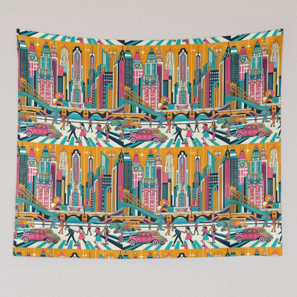 Item preview, Art deco sound of the city designed and sold by Dominika Farkašová.