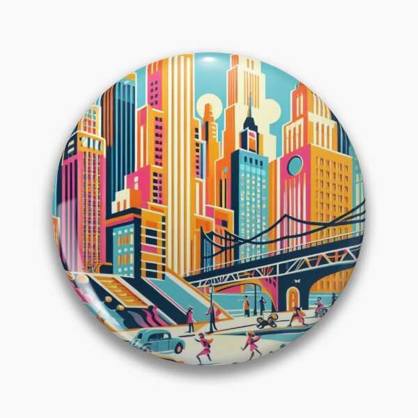 Item preview, Art deco city designed and sold by Dominika Farkašová.