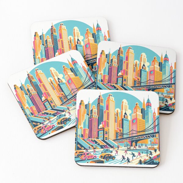 Item preview, Art deco city designed and sold by Dominika Farkašová.