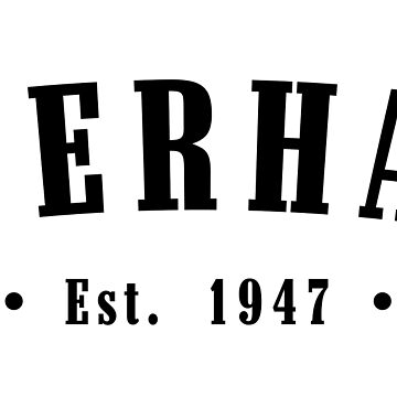 Artwork thumbnail, Söderhamn Gävleborg County Sweden Est. 1947 Black Letter Sverige by establishedwear