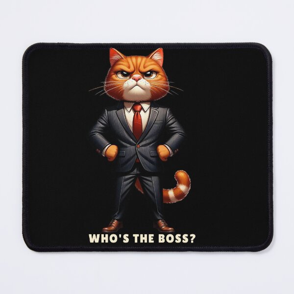Item preview, WHO'S THE BOSS? - Cat lovers designed and sold by lukaszk01.