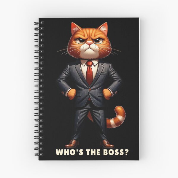 Item preview, WHO'S THE BOSS? - Cat lovers designed and sold by lukaszk01.