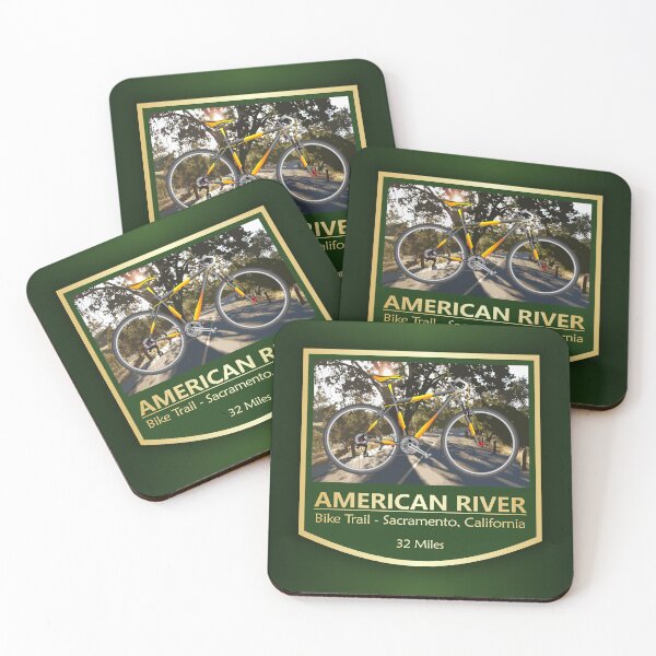 Item preview, American River Bike Trail (bike2) designed and sold by curranmorgan.