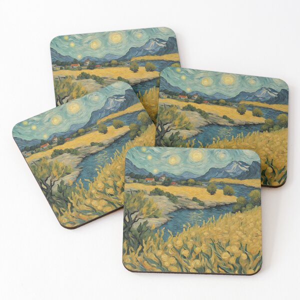 Item preview, River painting designed and sold by MyCraftForYOU.