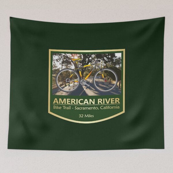 Item preview, American River Bike Trail (bike2) designed and sold by curranmorgan.