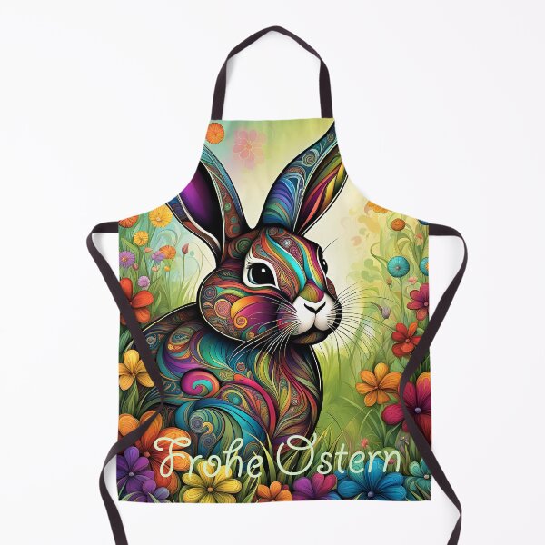 Item preview, Happy Easter - Easter bunny in flowers designed and sold by dedoma.