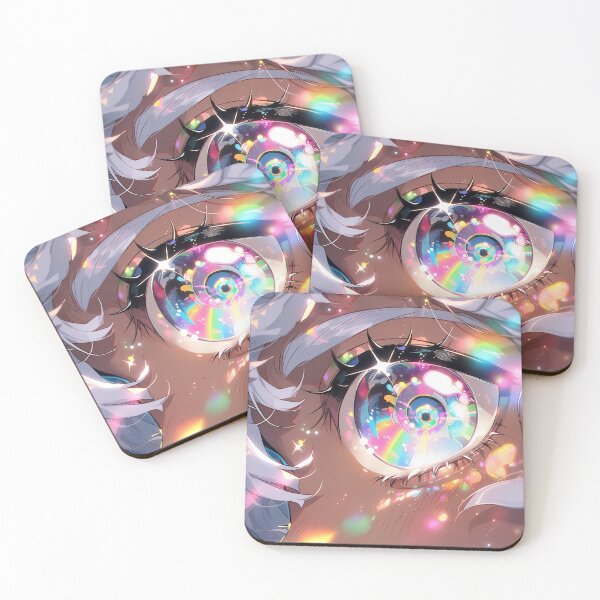 Item preview, Prismatic Anime Eye Art designed and sold by bubblegoth.