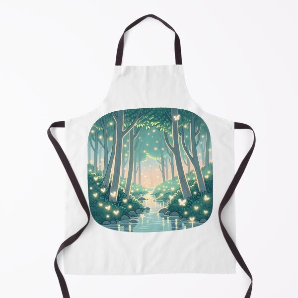 Item preview, Enchanted Forest with Fireflies at Dusk designed and sold by UmbrellaStudio1.