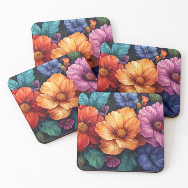 Item preview, Colorfull Creative Haven Bloom Flowers designed and sold by mldorton.