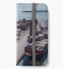 Cargo Ship In Port iPhone Wallet/Case/Skin