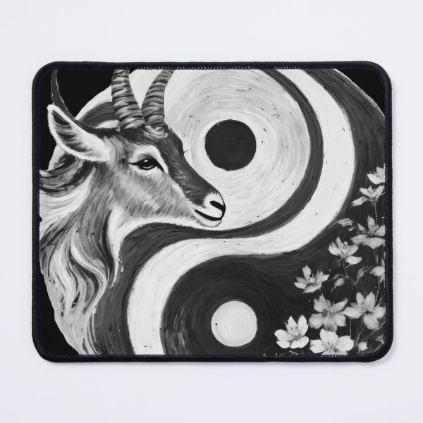 Item preview, The Chinese Goat and Yin Yang designed and sold by elleci.