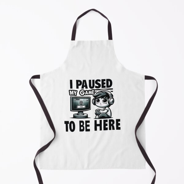 Item preview, I Paused My Game to Be Here - Gamer Humor designed and sold by creativechaster.