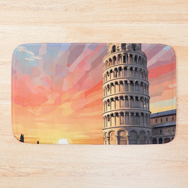 Item preview, Leaning Pisa Mosaic: Sunrise Wonder designed and sold by purrfect pattern.