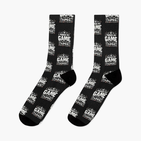 Item preview, I Paused My Game to Be Here - Gamer Humor  designed and sold by creativechaster.