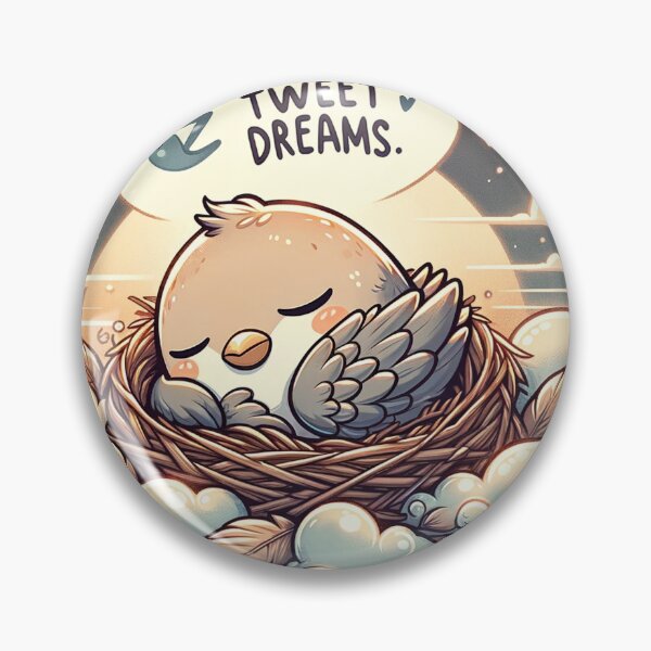 Item preview, Peaceful Cartoon Bird Sleeping in Nest designed and sold by Mugs and Shirts.