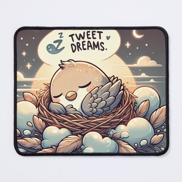 Item preview, Peaceful Cartoon Bird Sleeping in Nest designed and sold by Mugs and Shirts.