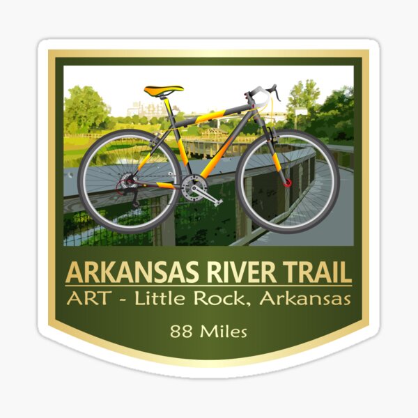 Vista previa del artículo con la obra «Sistema de senderos del río Arkansas (bike2)», diseñado y vendido por curranmorgan.