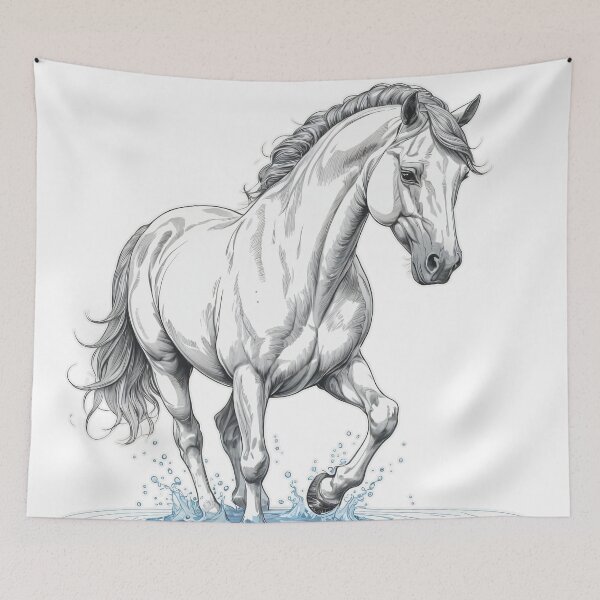 Item preview, Horse in the water designed and sold by PragmaticP.