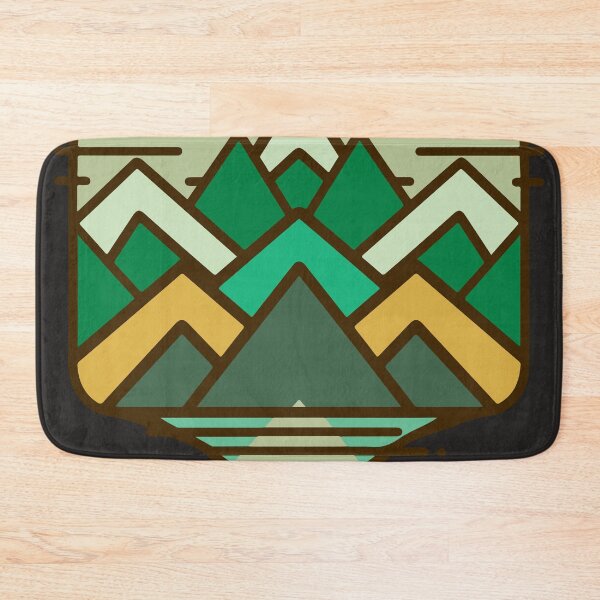 Item preview, Geometric Vibrant Retro Mountain Wilderness Sunset  designed and sold by Cheeky Companions.
