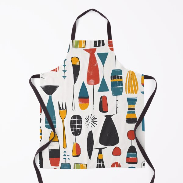 Item preview, Retro Kitchen Utensils and Mid-Century Modern Decor - Colorful Abstract Pattern for Home and Apparel designed and sold by David Balzen.