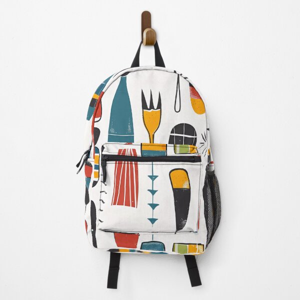 Item preview, Retro Kitchen Utensils and Mid-Century Modern Decor - Colorful Abstract Pattern for Home and Apparel designed and sold by David Balzen.