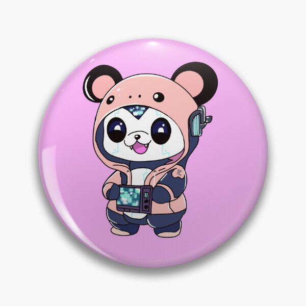Item preview, Cyber Panda Pink designed and sold by IllustCreations.