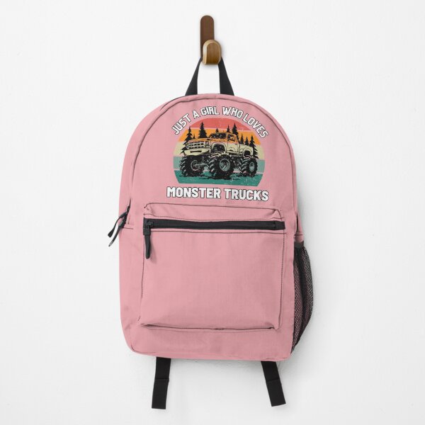 Item preview, JUST A GIRL WHO LOVES MONSTER TRUCKS designed and sold by SpCreationsCo22.