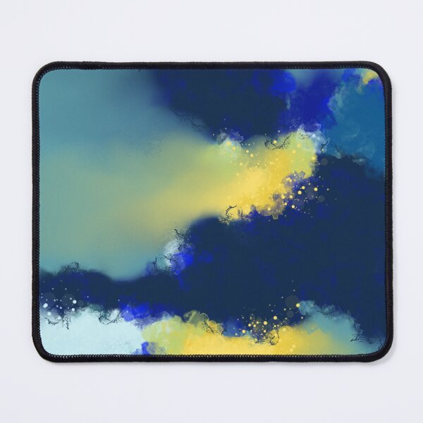Item preview, Glory Days - Blue Yellow Abstract designed and sold by Joey Santiago.