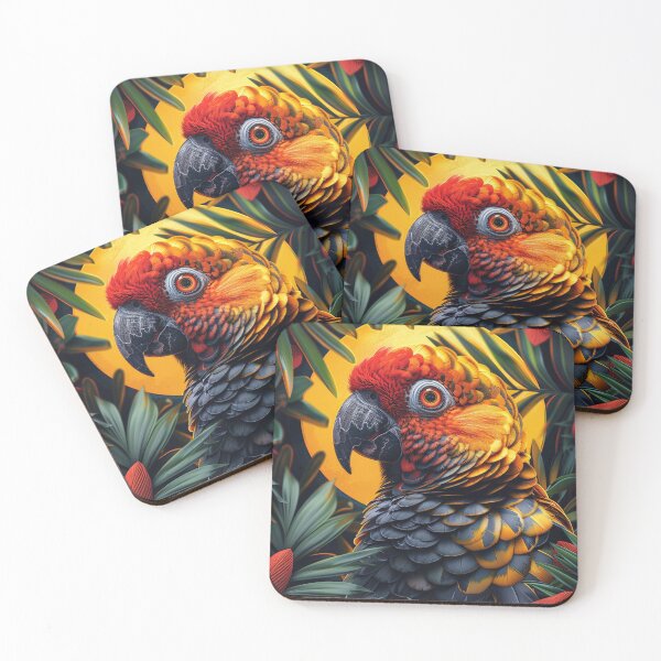 Item preview, Tiki Parrot designed and sold by GrinGalore.