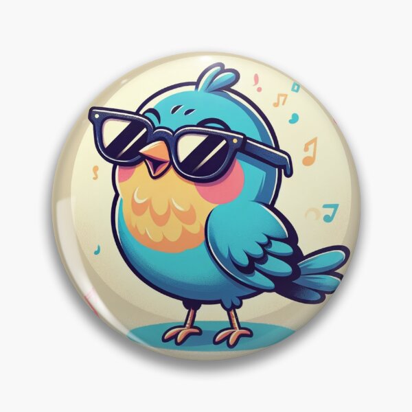 Item preview, Charming Bird Singing its Own Song - Digital Illustration designed and sold by Mugs and Shirts.