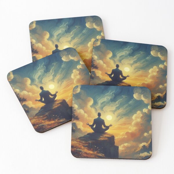 Item preview, "Harmony in Nature: Serene Meditation" designed and sold by Pearlsiwa.