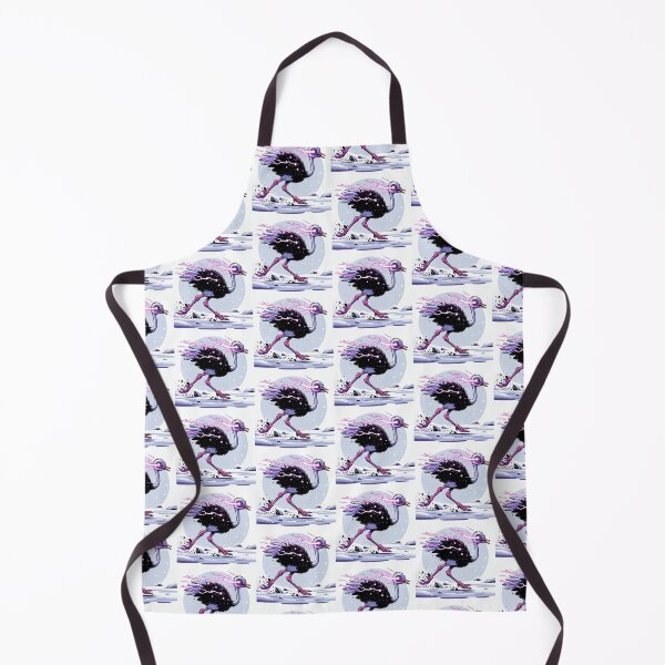 Item preview, $NOSS "Frosty Dash: Ostrich Unleashes Purple Lightning" designed and sold by zzz888.