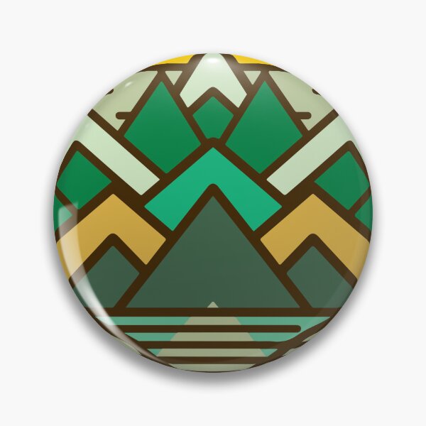 Item preview, Trailblazers Unite: A Journey Through the World's Majestic Mountainsetric Vibrant Retro Mountain Wilderness Sunset  designed and sold by Cheeky Companions.