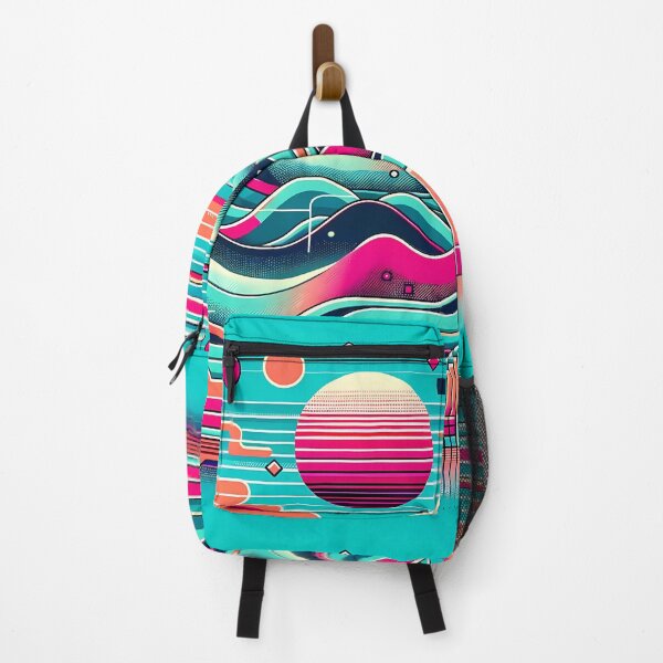 Item preview, Retrofuturistic Synthwave Landscape designed and sold by M-ormin.