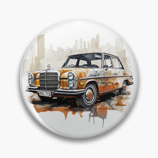 Item preview, Mercedes Classic Style w111 rust style designed and sold by AdaMazingDesign.